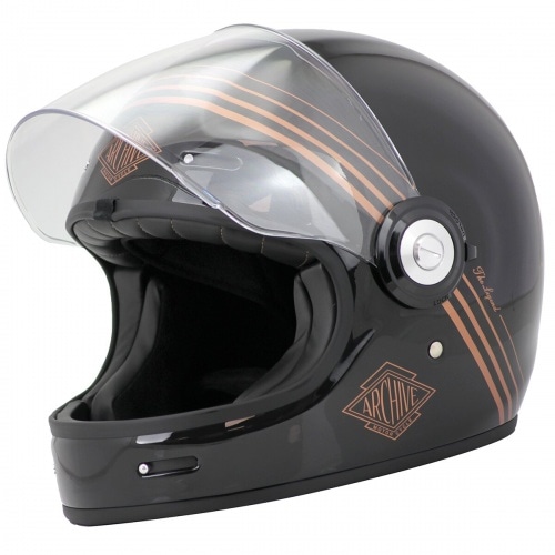 Full-Face Helmet Archive Vintage The Legend black / gold Full-Face Helmet Archive Vintage The Legend black / gold