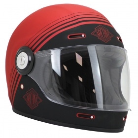 Full-Face Helmet Archive Vintage The Legend matt red