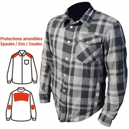 Lumber Biker Shirt Archive gray / black Lumber Biker Shirt Archive gray / black