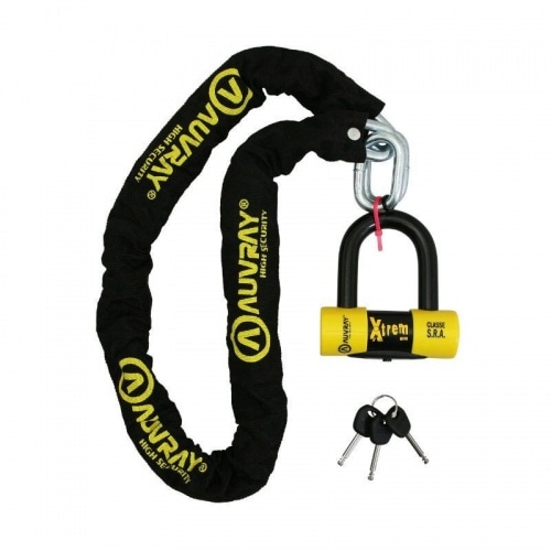 Chain Lock Auvray 1,20mx10mm with padlock 16mm SRA Chain Lock Auvray 1,20mx10mm with padlock 16mm SRA