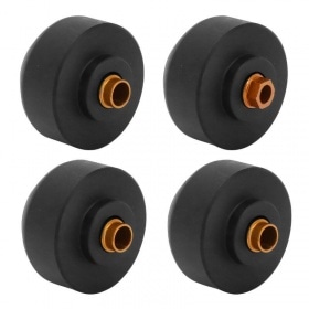 Защитные колпаки задних + передних колесных осей Avoc черный / оранжевый KTM Duke 125