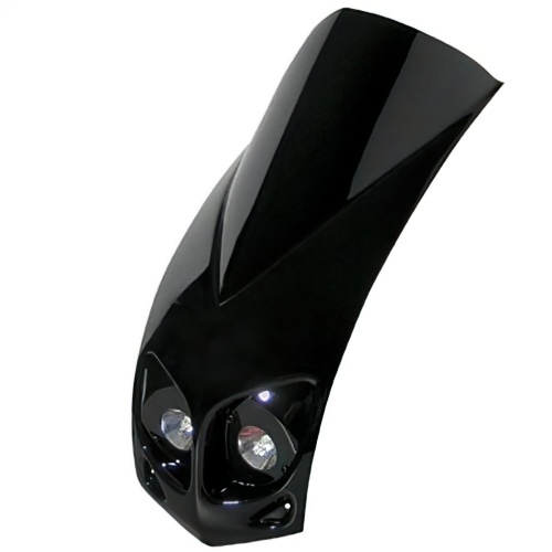 BCD Front Fairing Twin Headlight Peugeot Ludix black BCD Front Fairing Twin Headlight Peugeot Ludix black