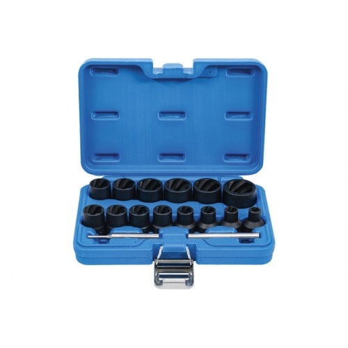 Twist Socket Set (spiral) screw extractor BGS 12.5 mm (1/2 Twist Socket Set (spiral) screw extractor BGS 12.5 mm (1/2