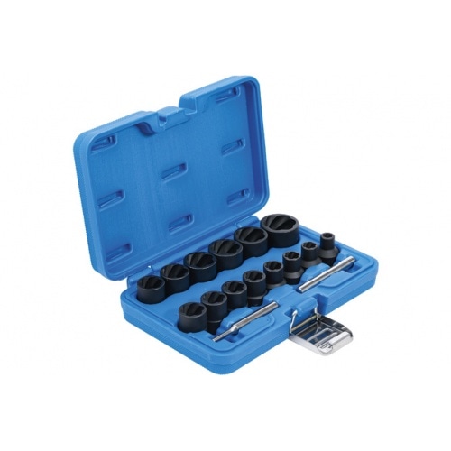 Twist Socket Set (spiral) screw extractor BGS 12.5 mm (1/2 Twist Socket Set (spiral) screw extractor BGS 12.5 mm (1/2