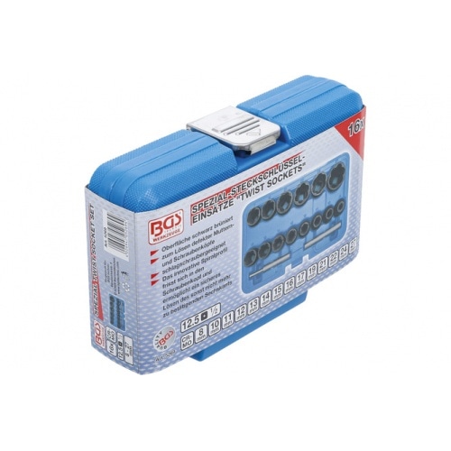 Twist Socket Set (spiral) screw extractor BGS 12.5 mm (1/2 Twist Socket Set (spiral) screw extractor BGS 12.5 mm (1/2