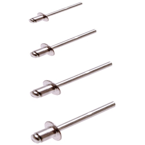 Blind kniežu komplekts BGS alumīnija Ø 2,4 - 4,8 mm 400 gab. Blind kniežu komplekts BGS alumīnija Ø 2,4 - 4,8 mm 400 gab.