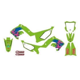 Grafiskais komplekts Blackbird Retro KX 125 / 250 restyle kit