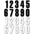 Number Sticker Blackbird #5 13x7cm black Number Sticker Blackbird #5 13x7cm black