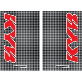 Dakšas uzlīmes Blackbird Kayaba izskatās karbons