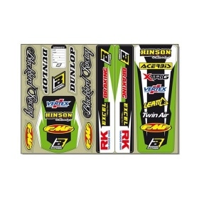 Grafiskais komplekts universāls Blackbird green