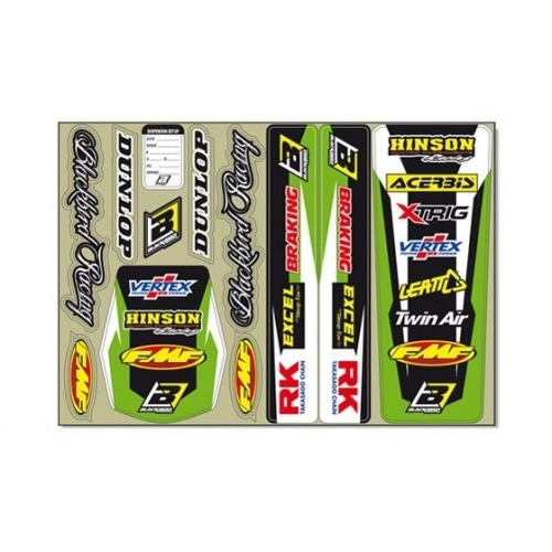 Grafiskais komplekts universāls Blackbird green Grafiskais komplekts universāls Blackbird green