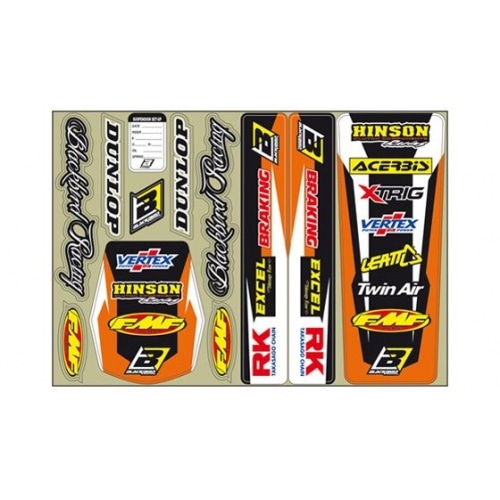 Grafiskais komplekts universāls Blackbird orange Grafiskais komplekts universāls Blackbird orange