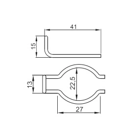 Kronšteins Buzzetti priekš iedarbināšanas zobrata Peugeot 50cc