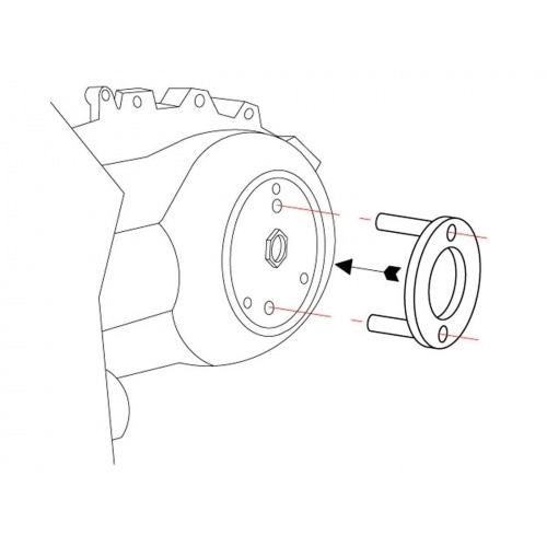 Clutch Holding Tool Piaggio Leader / Quasar 125-300cc 4-stroke, AC / LC Clutch Holding Tool Piaggio Leader / Quasar 125-300cc 4-stroke, AC / LC