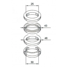 Подшипники рулевой головки Buzzetti MBK Nitro 50 / Yamaha Aerox 50 после 2002 года / MBK Skyliner