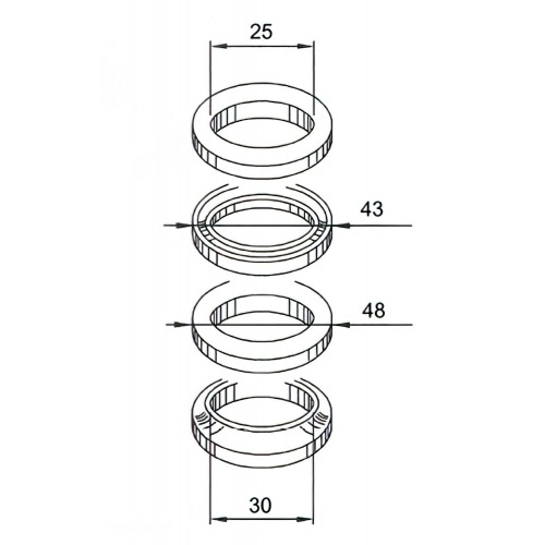 Steering head bearings Buzzetti, MBK Nitro 50/ Yamaha Aerox 50 built since 2002 Steering head bearings Buzzetti, MBK Nitro 50/ Yamaha Aerox 50 built since 2002