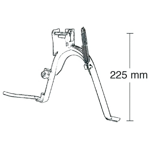 Galvenais statīvs Buzzetti 225mm Yamaha Neos / Ovetto / Yamaha Jog RR / Mach G Galvenais statīvs Buzzetti 225mm Yamaha Neos / Ovetto / Yamaha Jog RR / Mach G