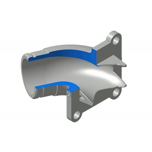 Впускной коллектор CBE угловой, 28 мм MBK 51 / Peugeot 103 Впускной коллектор CBE угловой, 28 мм MBK 51 / Peugeot 103