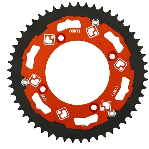 Ķēdes zobrats / ķēdes gredzens bimetāla sarkans 50 zobu - 420 Conti Beta RR Ķēdes zobrats / ķēdes gredzens bimetāla sarkans 50 zobu - 420 Conti Beta RR