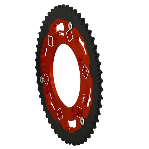 Ķēdes zobrats / ķēdes gredzens bimetāla sarkans 50 zobu - 420 Conti Beta RR Ķēdes zobrats / ķēdes gredzens bimetāla sarkans 50 zobu - 420 Conti Beta RR