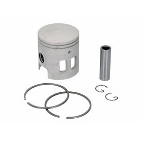 Piston 47mm DR 75cc cast iron 10 transfer ports Vespa PK 50