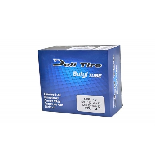 Внутренняя трубка Deli 12" 4.00 - 120/70X12 - 130/70X12 - прямой клапан Внутренняя трубка Deli 12" 4.00 - 120/70X12 - 130/70X12 - прямой клапан