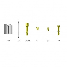 Karburators Dellorto PHVA 17.5, Derbi / AM6, kods: 1407, galvenā sprausla: 83, izmēģinājuma sprausla: : 34, manuālais droseļsvārsts: 34, manuālais droseļsvārsts