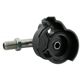 Karburatora slīdņa vāks Dellorto, ar elkoni + uzgriezni, modelis 1389