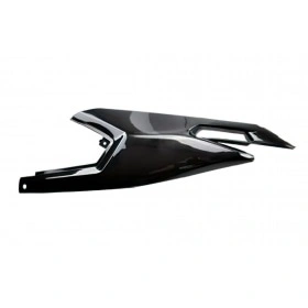 Kreisais aizmugurējais sānu panelis melns Derbi Senda X-Trem / Racing no 2018 gada