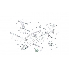 Swingarm Bushing - original Derbi Senda DRD X-Treme after 2010