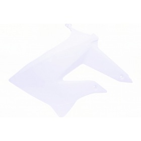 Radiatora vāks kreisais balts Derbi Senda DRD X-Treme pēc 2010 gada