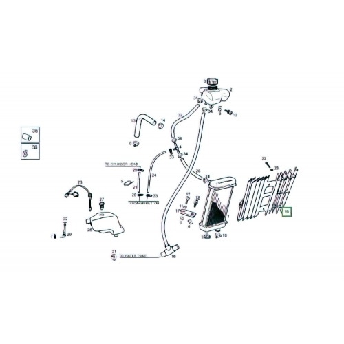 Radiatora režģis Derbi Senda DRD X-Treme pēc 2010 gada Radiatora režģis Derbi Senda DRD X-Treme pēc 2010 gada