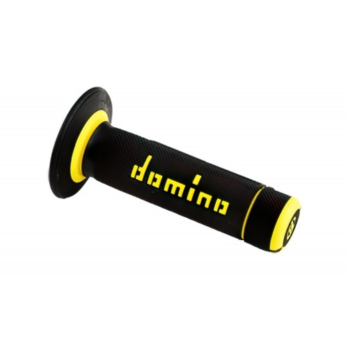 Rokturi Domino Motocross dubultā blīvuma melns / sarkans Rokturi Domino Motocross dubultā blīvuma melns / sarkans