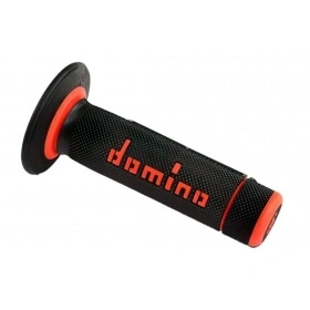 Rokturi Domino Motocross dubultā blīvuma melns / sarkans