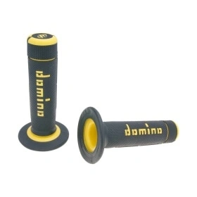 Rokturi Domino Motocross dubultā blīvuma melns / sarkans