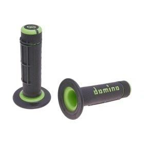 Rokturi Domino Motocross dubultā blīvuma melns / sarkans