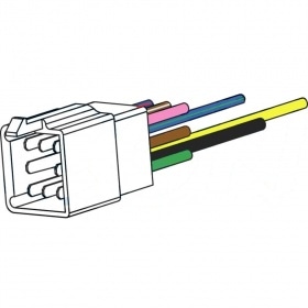 Switch left side Domino type 2B 9-pin Yamaha BWs from 2004