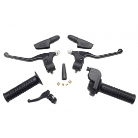 Grip and Lever Set Domino Moped