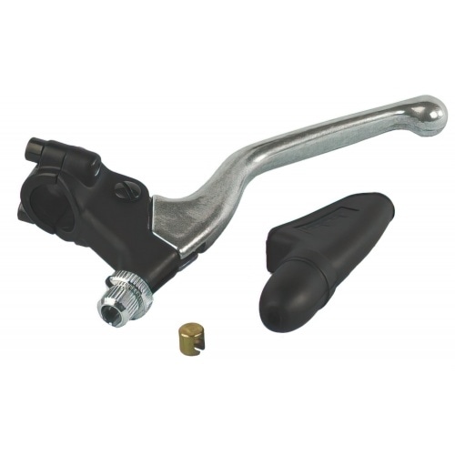 Clutch Lever + Mount silver Domino Honda HM CRE 50cc Clutch Lever + Mount silver Domino Honda HM CRE 50cc