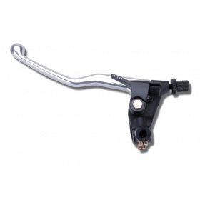 Clutch Fitting with lever and choke Domino MX Style polished aluminum