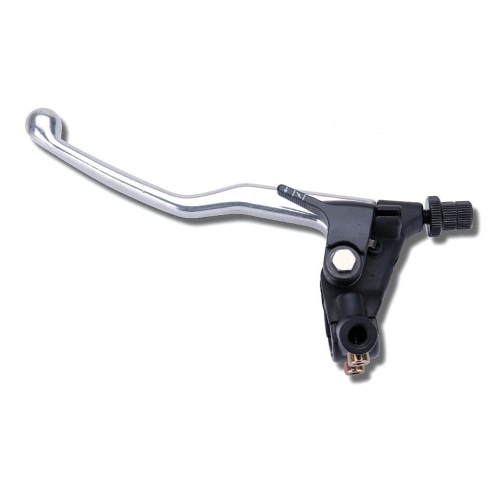 Clutch Fitting with lever and choke Domino MX Style polished aluminum Clutch Fitting with lever and choke Domino MX Style polished aluminum
