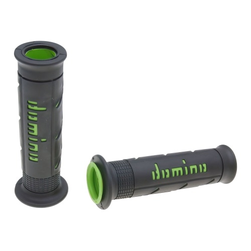 Rokturi Domino A250 On-Road melni / pelēki (atvērti gali) Rokturi Domino A250 On-Road melni / pelēki (atvērti gali)