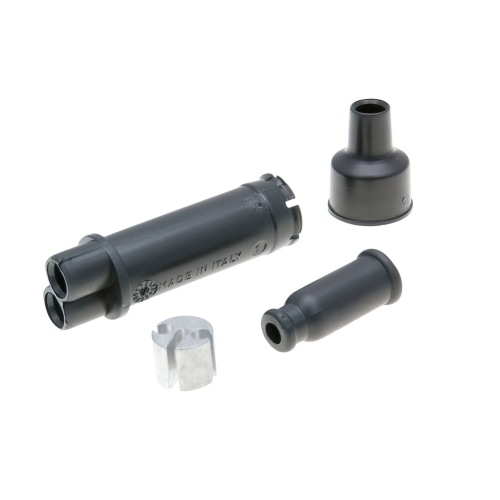 Droseles troseļa sadalītājs melns Malaguti Fifty / JX / MRX / RST Droseles troseļa sadalītājs melns Malaguti Fifty / JX / MRX / RST