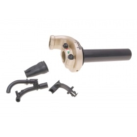 Ātrās iedarbības droseles komplekts Domino KRE 03 universāls Offroad 2.6°/ 45mm titāna krāsā