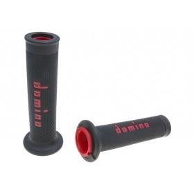 Grips Domino A010 On-Road black / red (open ends)