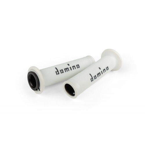 Grips Domino A010 On-Road white / black (open ends) Grips Domino A010 On-Road white / black (open ends)