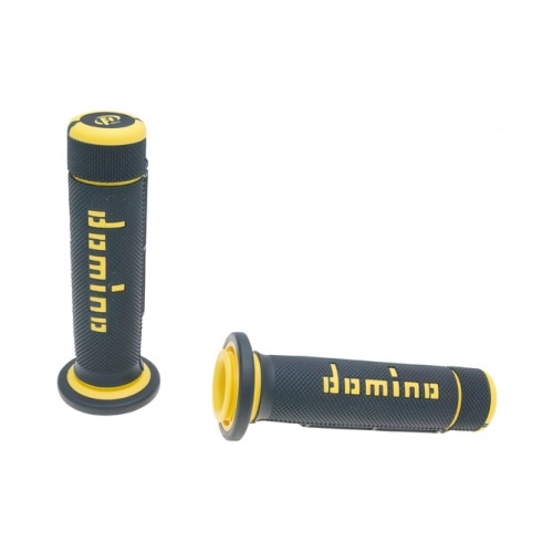 Grips Domino A180 ATV thumb throttle 22/22mm black-yellow Grips Domino A180 ATV thumb throttle 22/22mm black-yellow