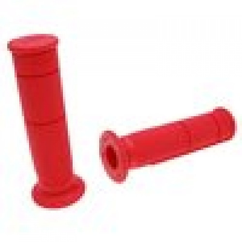 Grips Domino half-waffle Quad / ATV thumb throttle 22/22mm – red Grips Domino half-waffle Quad / ATV thumb throttle 22/22mm – red