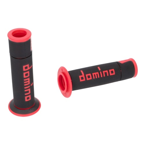 Grips Domino A450 On-Road Racing black / red (open ends) Grips Domino A450 On-Road Racing black / red (open ends)