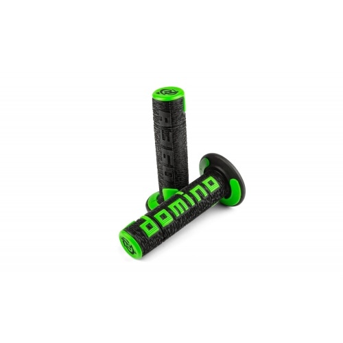 Grips Off Road Domino A360 black / green Grips Off Road Domino A360 black / green